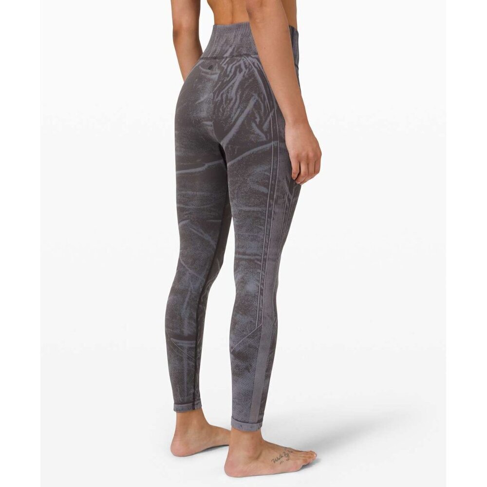 lululemon athletica Grey Marble High-Rise Leggings